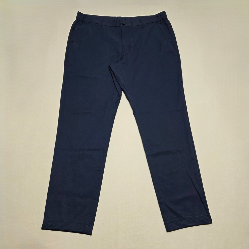 Jack Archer Jetsetter Tech Pants Men 36x32 Deep Blue Chinos Slim-Straight Leg